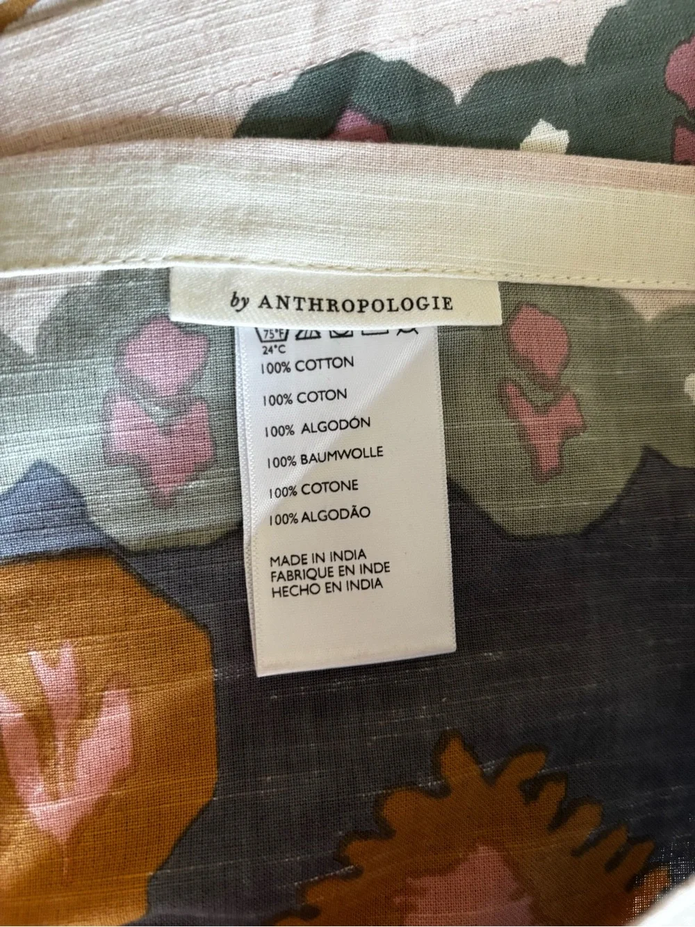 Anthropologie Cierra Shower Curtain SQUARE